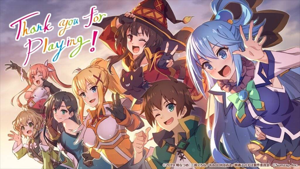 Ang laro ng Konosuba ay nagsasara; Darating na offline na bersyon?