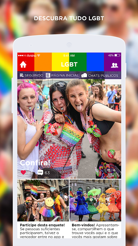 Schermata LGBT Amino em Português 3