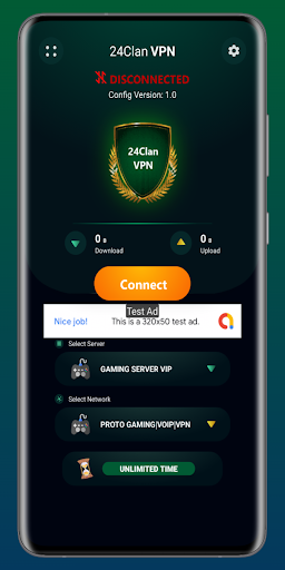 24clan VPN Lite SSH Gaming VPN Zrzut ekranu 1