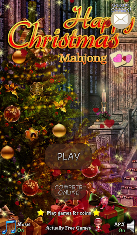 Hidden Mahjong Happy Christmas Tangkapan skrin 1