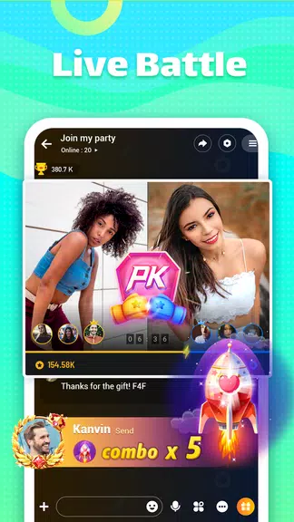 Ola Party - 라이브, 채팅, 파티 스크린샷 3