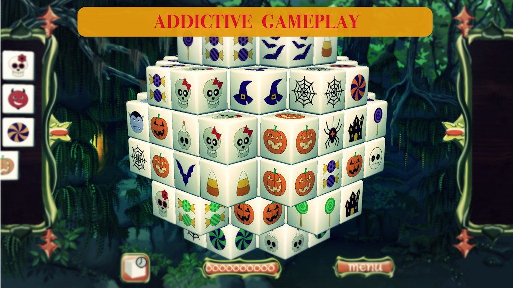 Fairy Mahjong Halloween Capture d'écran 1