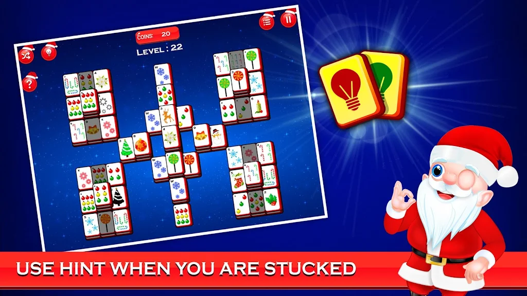 Mahjong Deluxe - Christmas Fun Скриншот 4