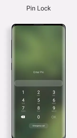 Modern Mi style Lock Screen Capture d'écran 3