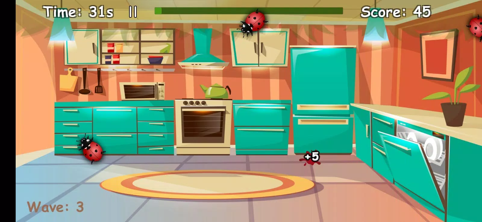 bug smash game ဖန်သားပြင်ဓာတ်ပုံ 2