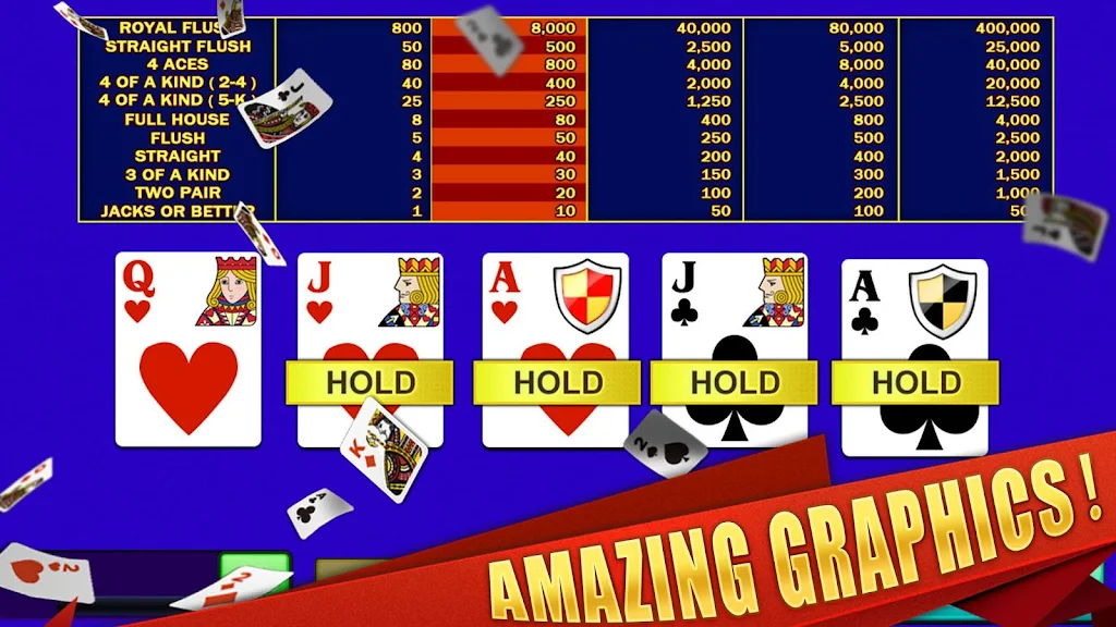 All American & Double Bonus - VIDEO POKER Screenshot 4
