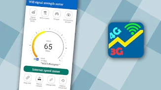 WiFi analyzer, WiFi speedmeter Captura de pantalla 1