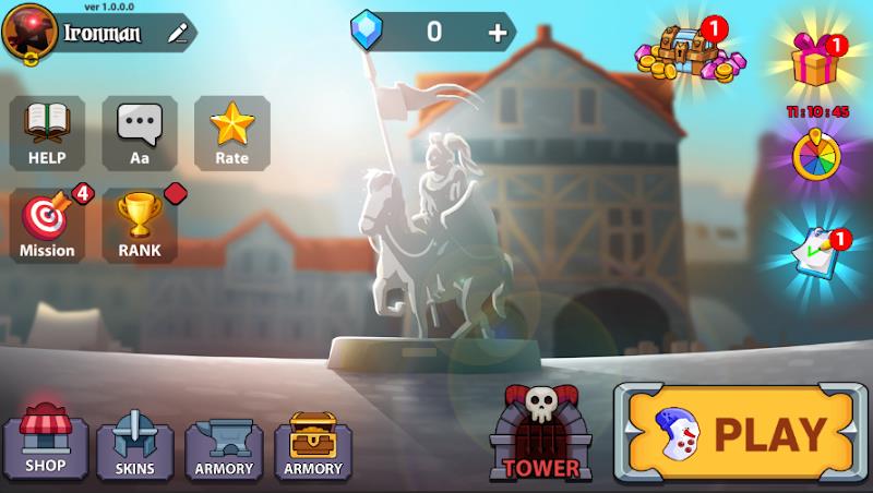 Stickman War : Defense Battle स्क्रीनशॉट 1