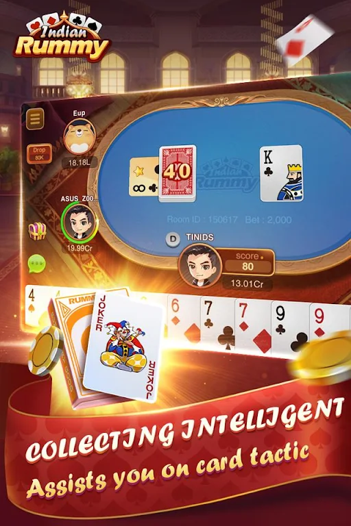 Indian Rummy-free card game online Captura de pantalla 3