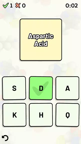 Amino Acid Quiz Tangkapan skrin 3