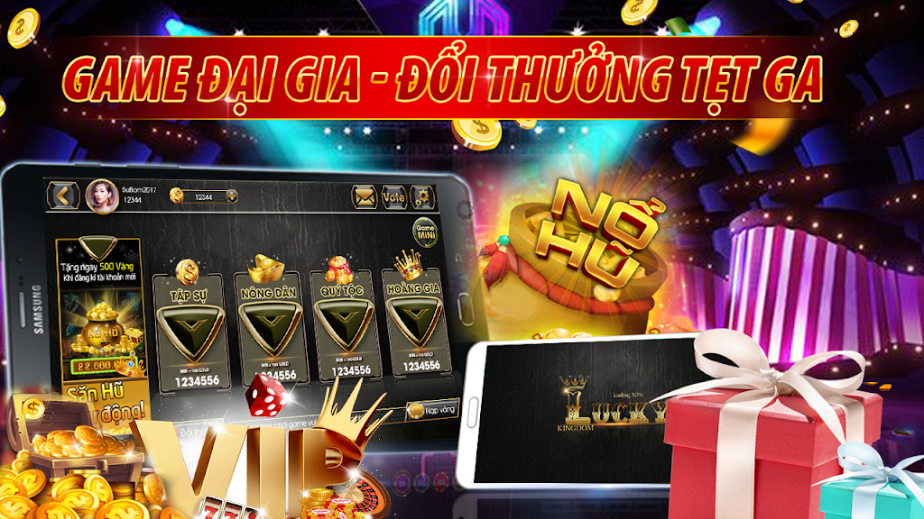 Slot - Vuong quoc lucky, Game Danh Bai Doi Thuong ภาพหน้าจอ 3