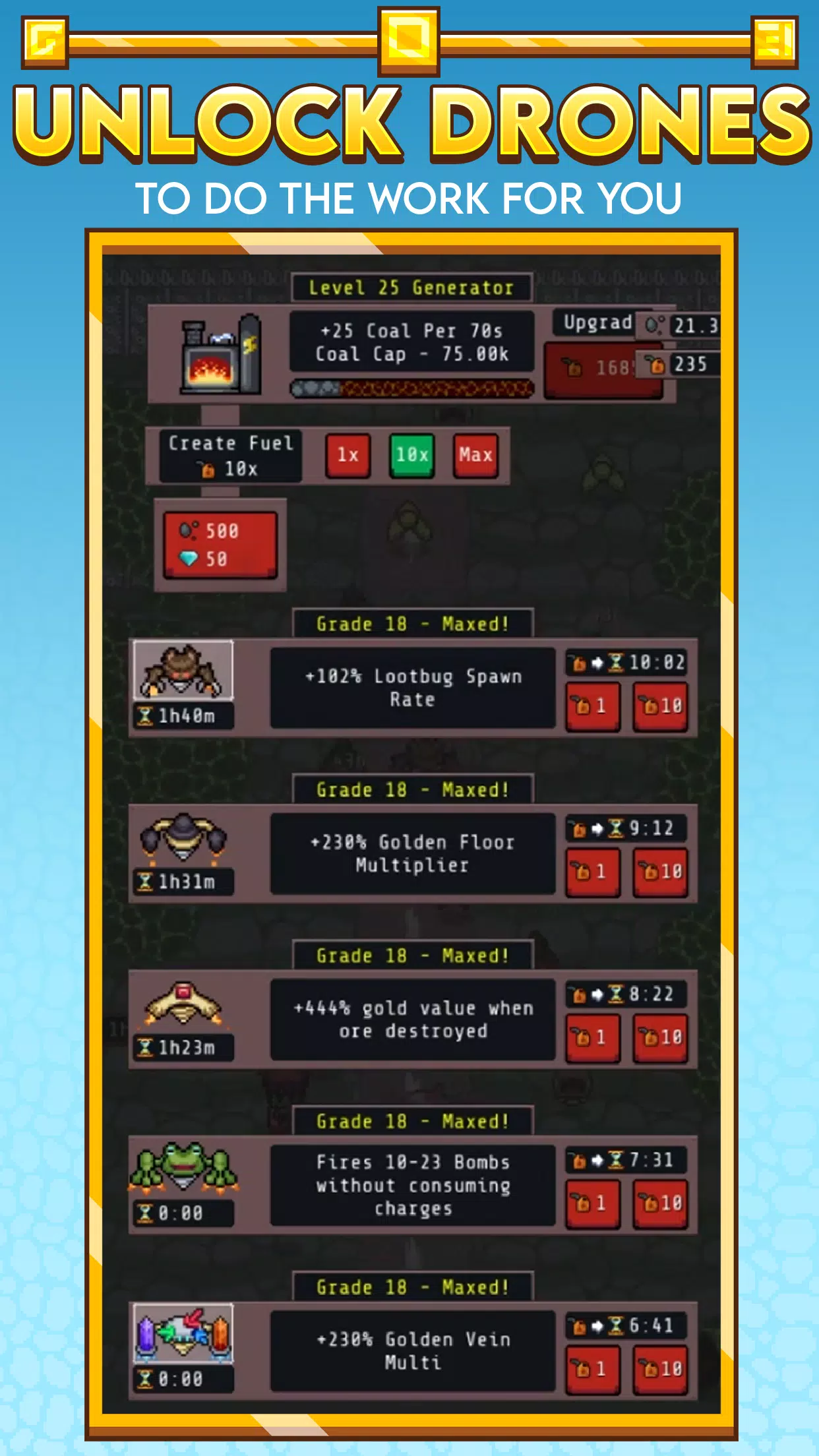Idle Obelisk Miner Captura de tela 4