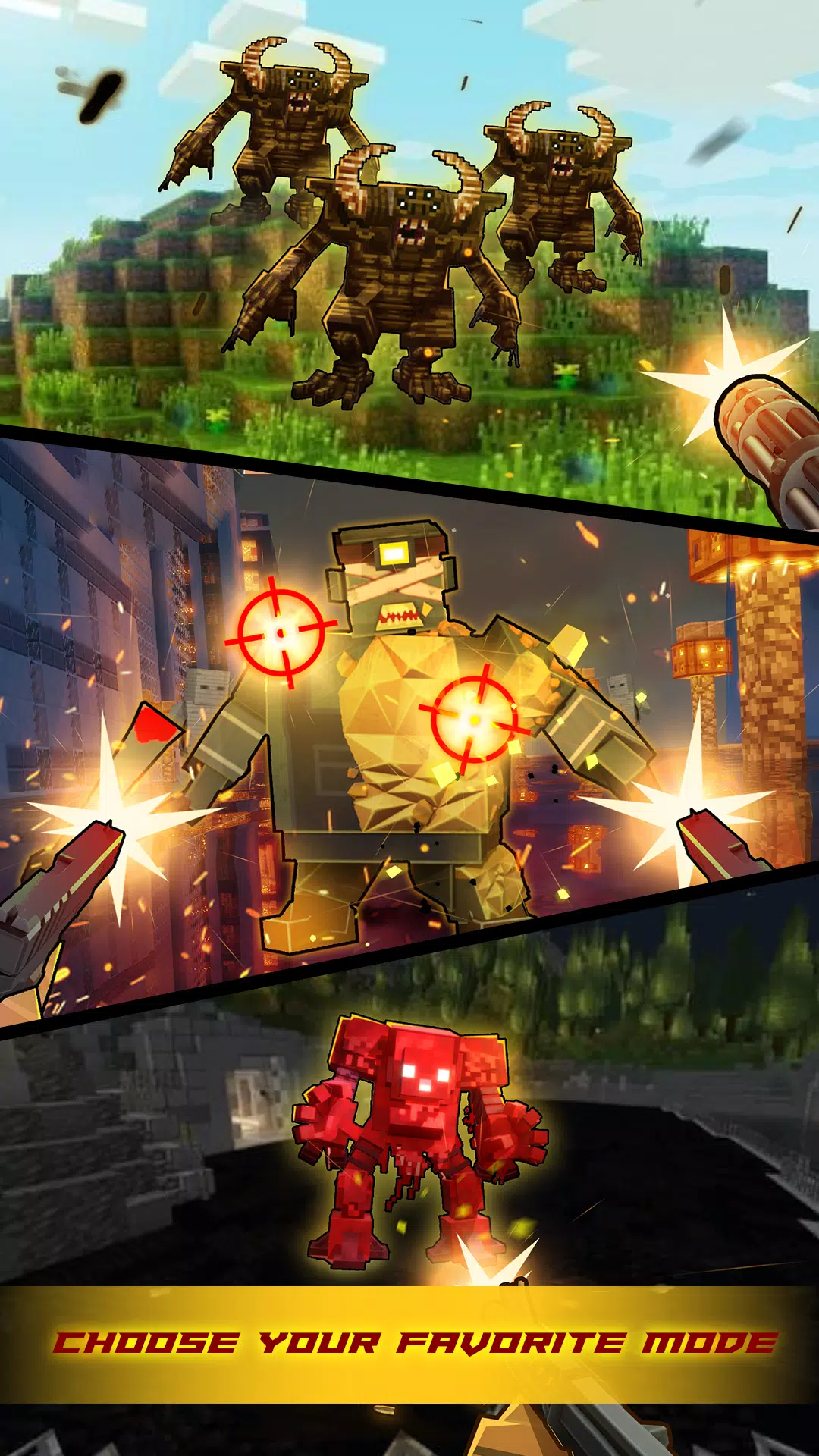 Zombie Craft War: Pixel Gun 3D ဖန်သားပြင်ဓာတ်ပုံ 3