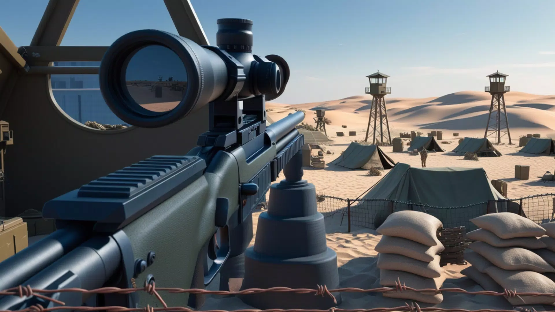 Sniper X : Desert Hunt FPS 3D 스크린샷 1