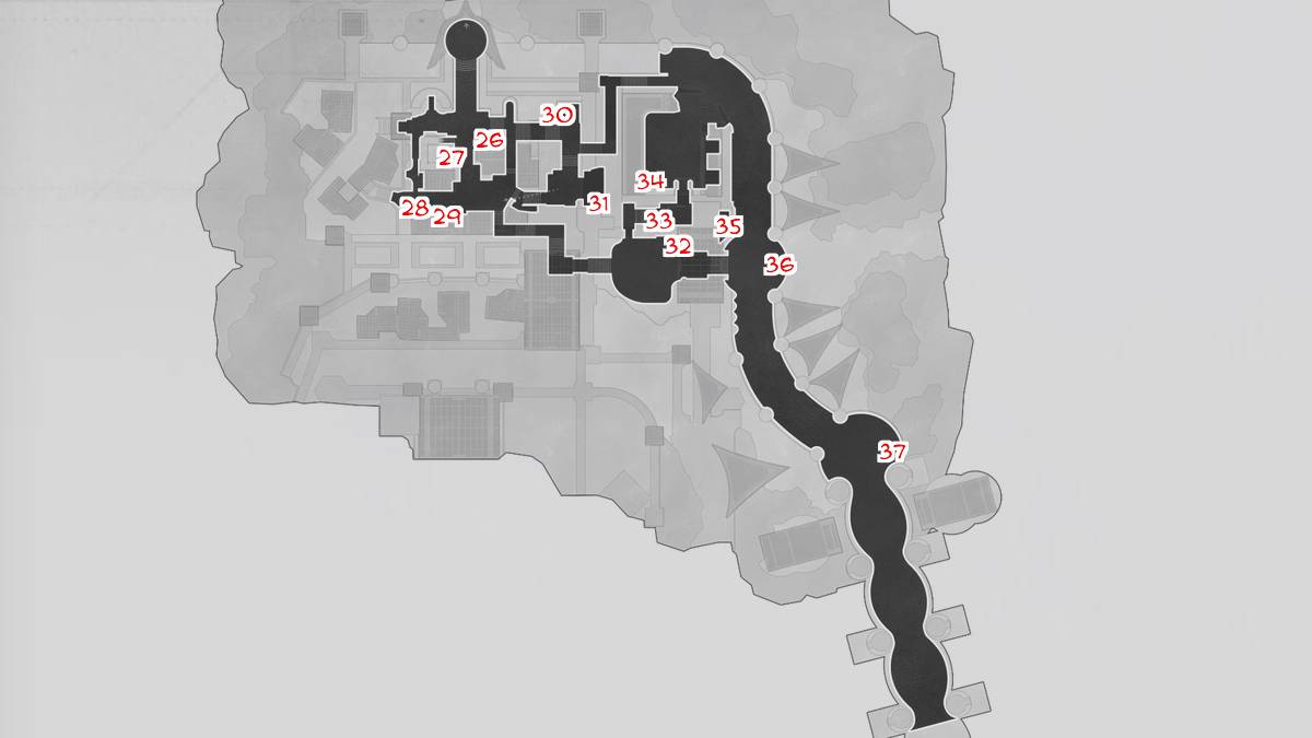 Eterna Cidade Santa Okhema F1 Casta do tesouro Localização 2.