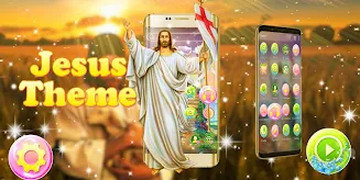 Jesus Launcher Theme Schermafbeelding 2