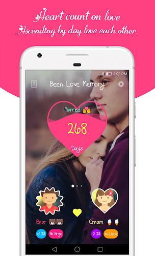 Been Love Memory -Love Counter ဖန်သားပြင်ဓာတ်ပုံ 1