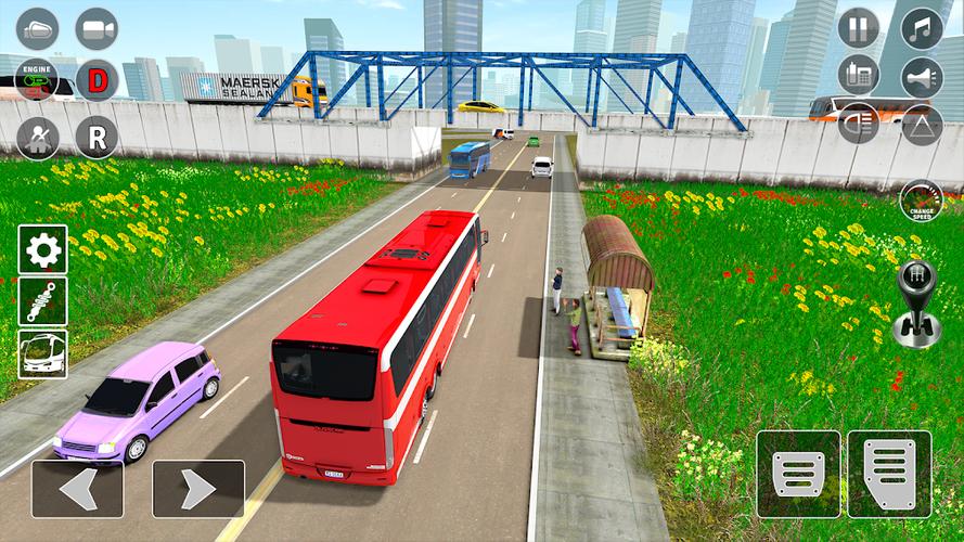 Автобус вождения 3d- Bus Игры Скриншот 1