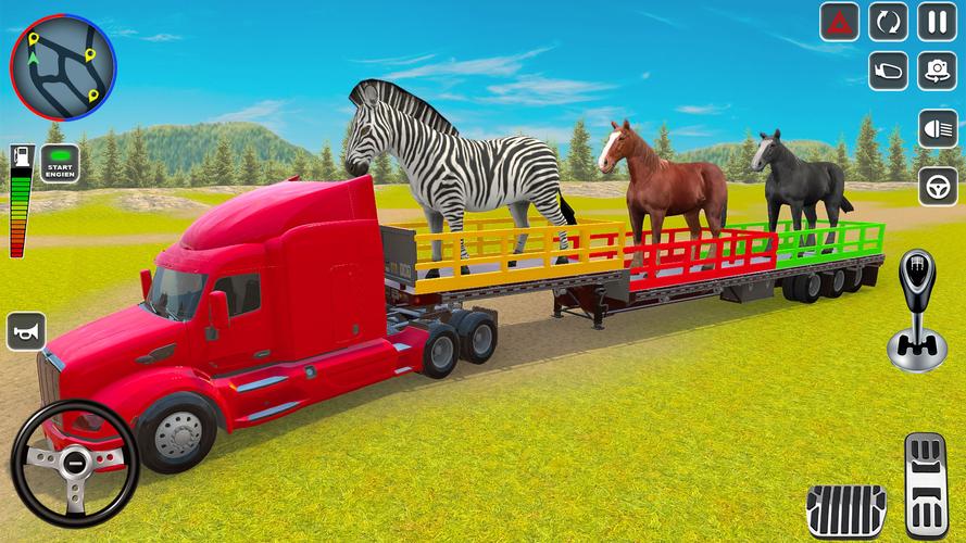Wild Animal Truck Transporter Captura de tela 1