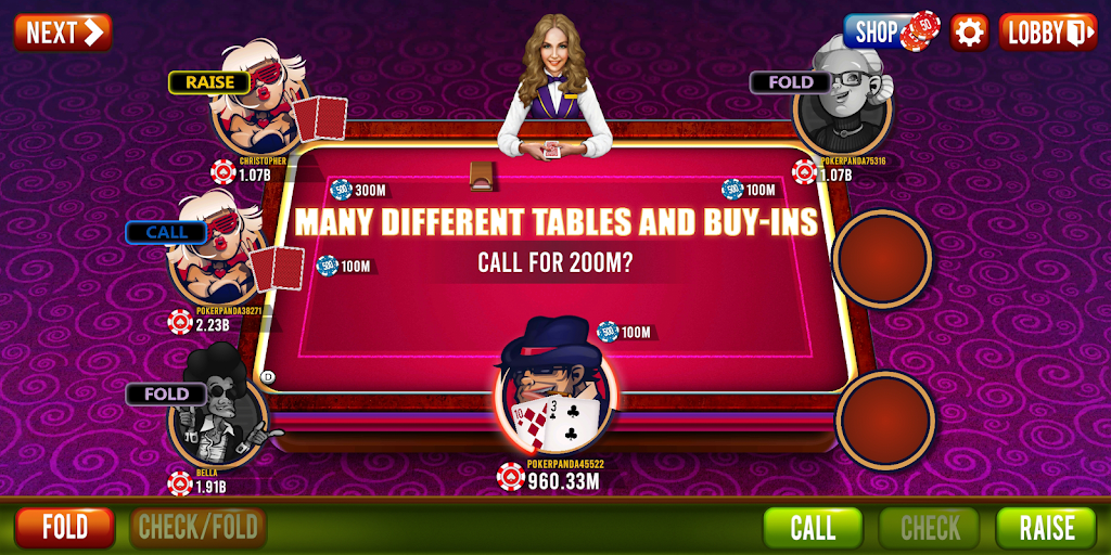 Poker Panda: World Poker Tour Capture d'écran 2