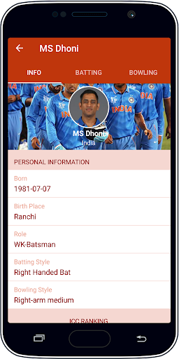 Live Cricket Score & News应用截图第1张
