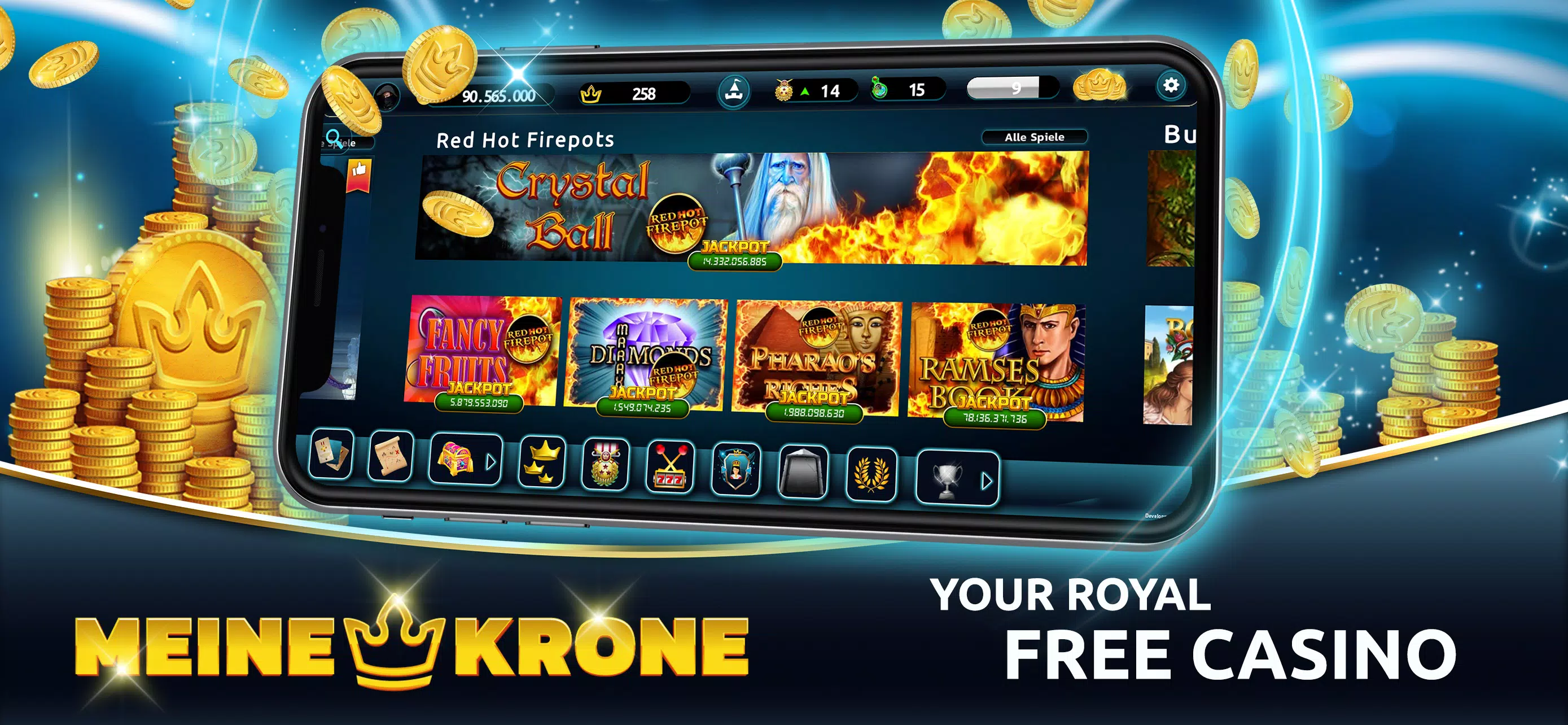 MEINE KRONE - Social Casino স্ক্রিনশট 1