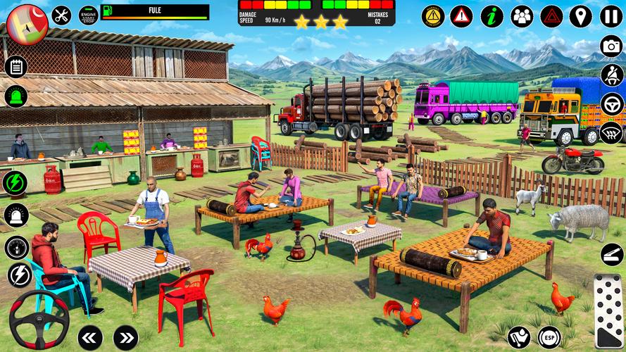 Truck Parking Simulator Games Captura de tela 2