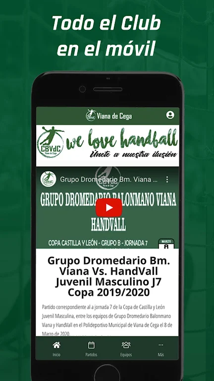 Schermata Balonmano Viana 2