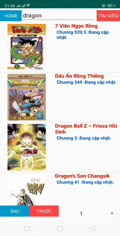 Truyen tranh online 3.0 Captura de tela 4