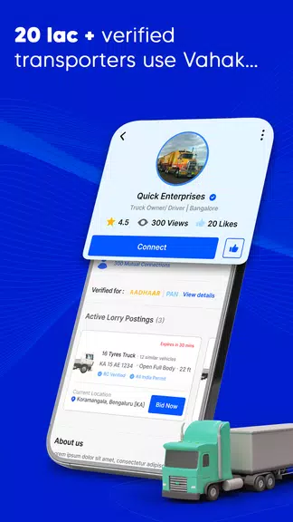 Vahak: Book Online Truck, Load Capture d'écran 2
