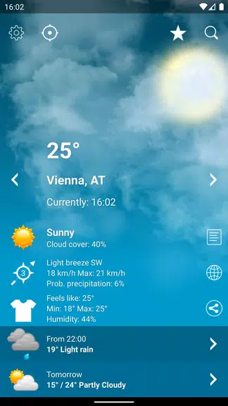 Weather XL Austria PRO Screenshot 1