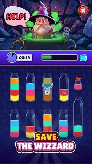 Magic Sort: Water Sort Puzzle Скриншот 3