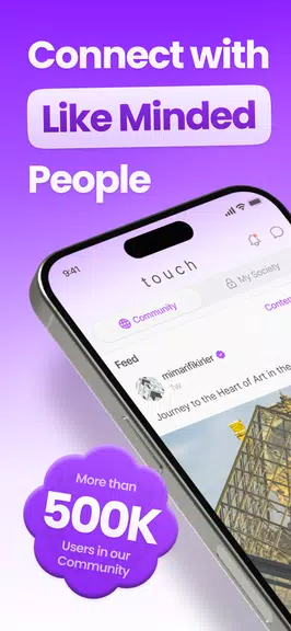 Touchapp - Meaningful Sharing Zrzut ekranu 1