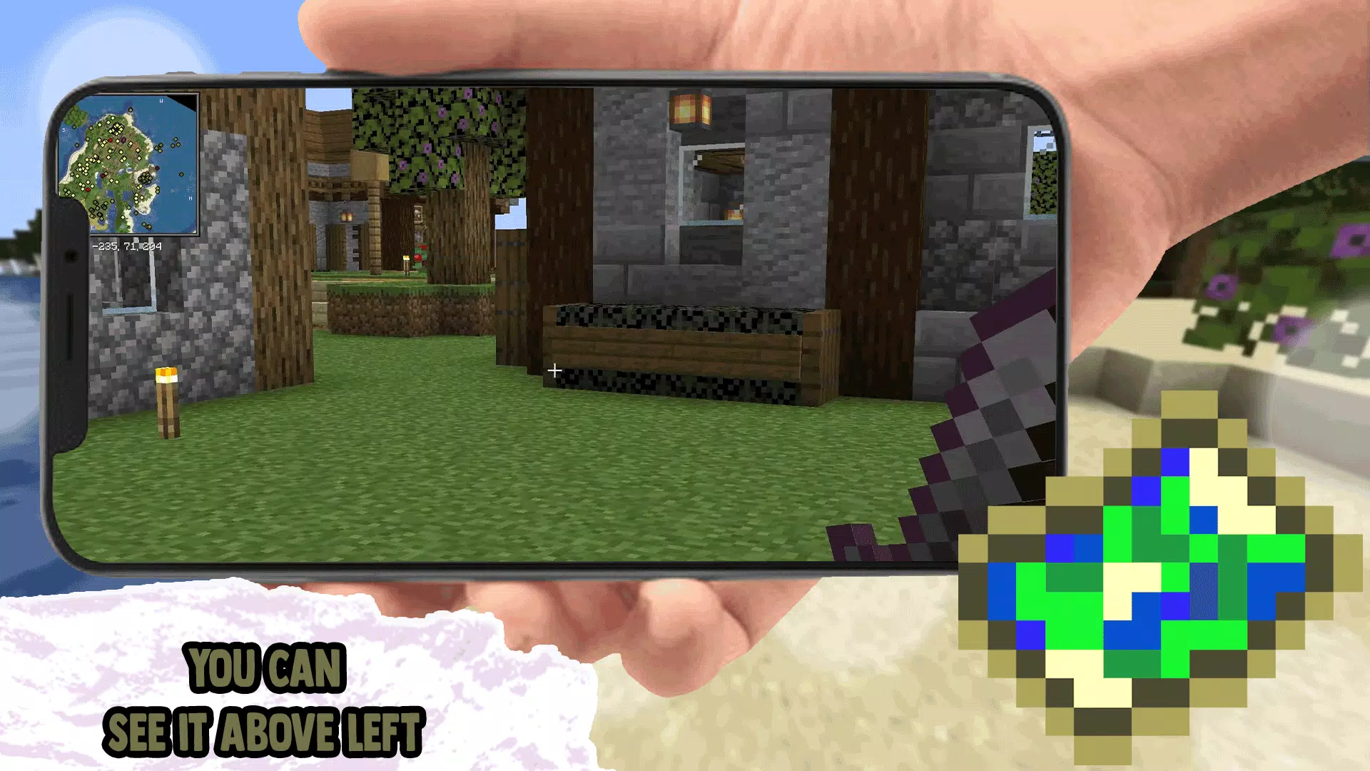 Minimap Mod Addons for MCPE स्क्रीनशॉट 1