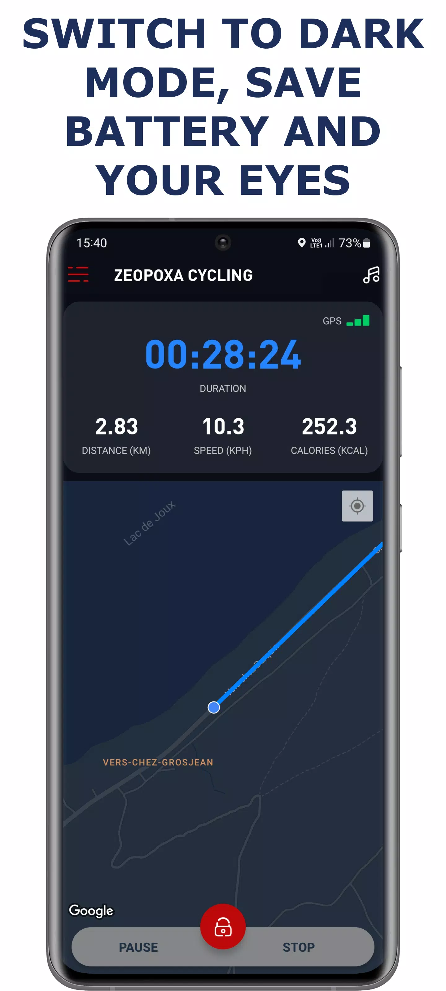 Radfahren — Fahrrad Tracker Screenshot 2