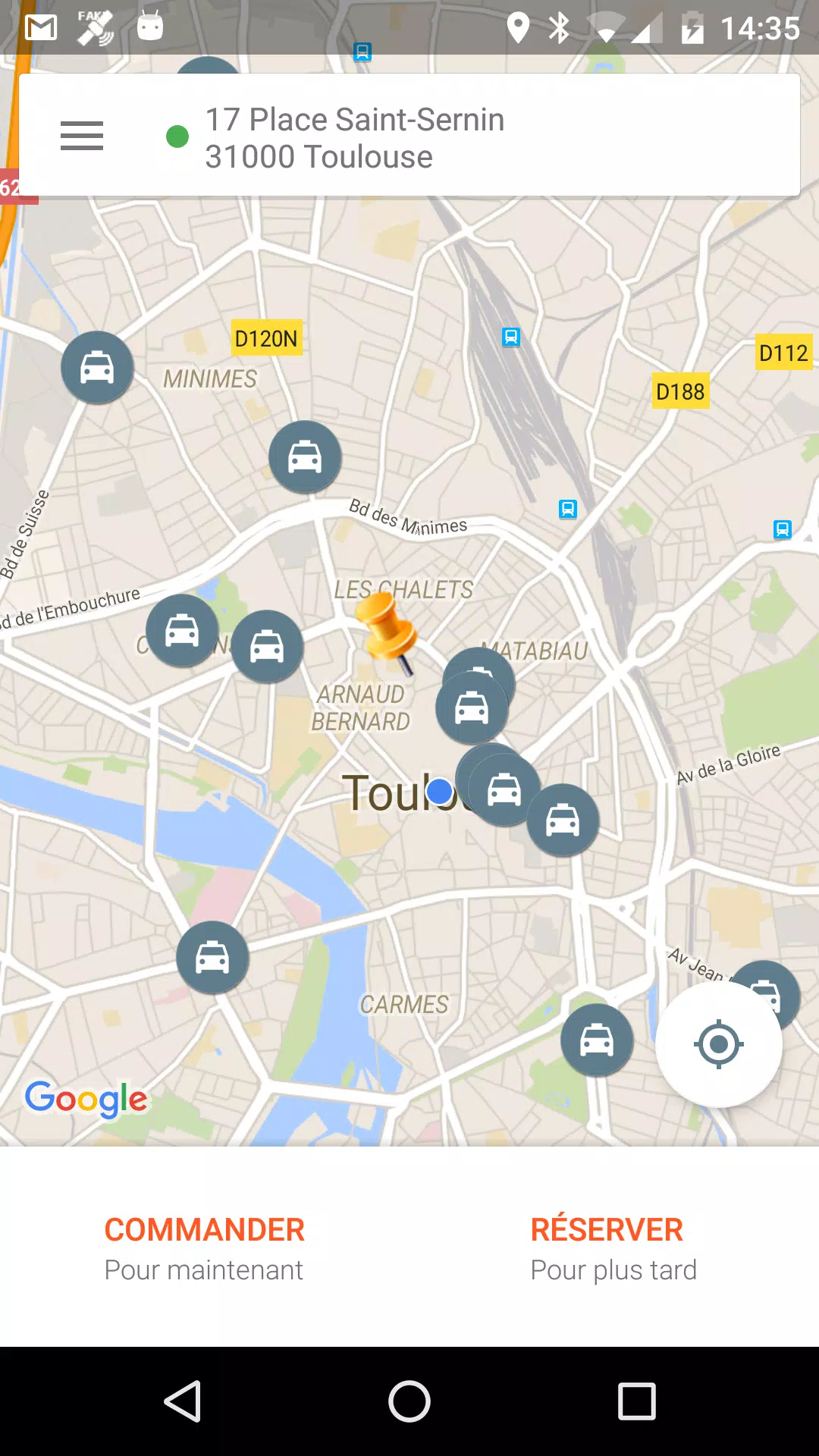 Taxi Toulouse स्क्रीनशॉट 2