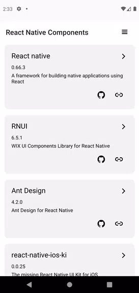 Expo & React Native components Скриншот 1