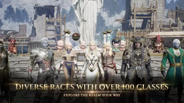 Lineage2M Character Selection