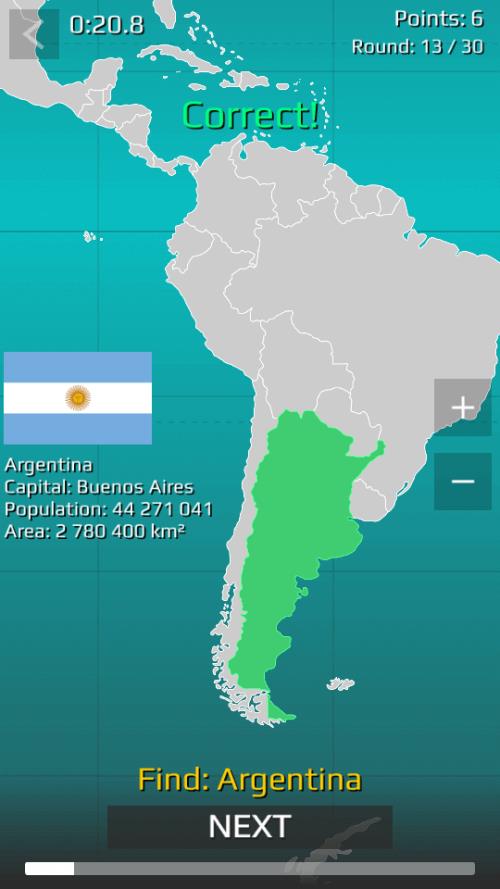 World Map Quiz应用截图第1张
