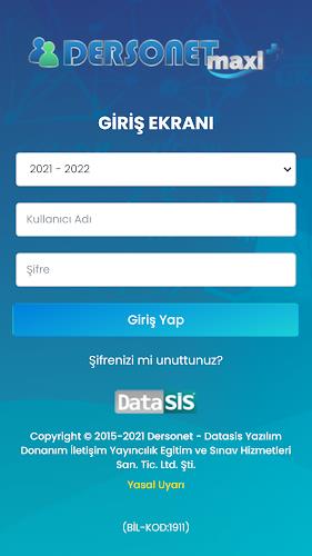 Dersonet Veli Modülü应用截图第1张