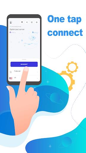 Galaxy VPN - Free VPN Unlimited time & traffic Captura de tela 2