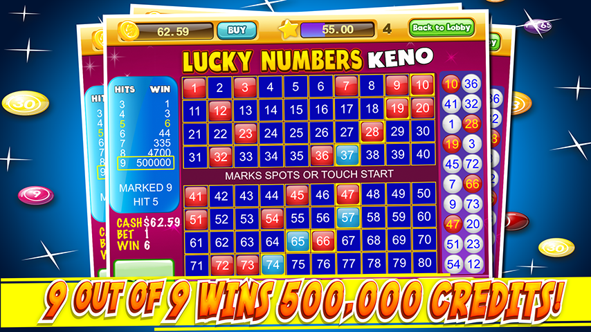 Las Vegas Keno Numbers Free Screenshot 3