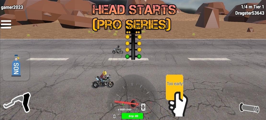 Drag Bikes 3 ဖန်သားပြင်ဓာတ်ပုံ 1