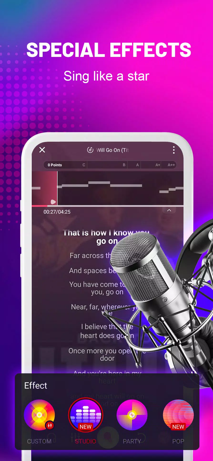 Schermata StarMaker: Sing free Karaoke, Record music videos 1