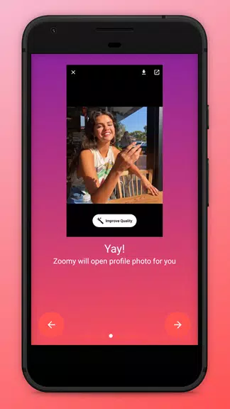 Schermata Zoomy for Instagram - Big HD profile photo picture 3