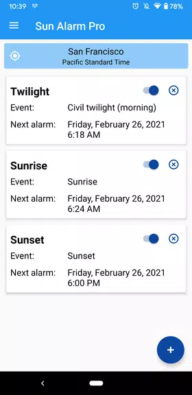 Sun Alarm স্ক্রিনশট 1