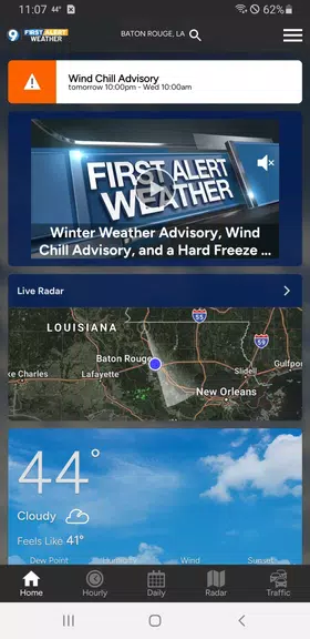 WAFB First Alert Weather Tangkapan skrin 1