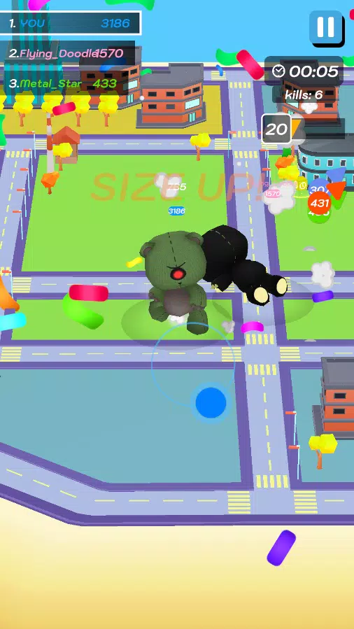 Crazy Monster City Captura de pantalla 3
