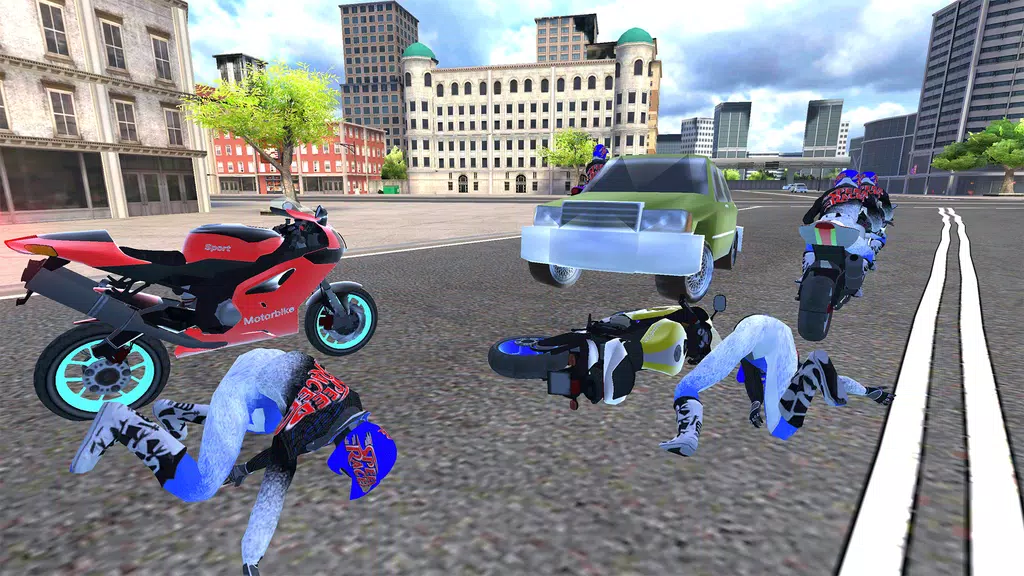 Real Moto Bike City Racing Скриншот 4