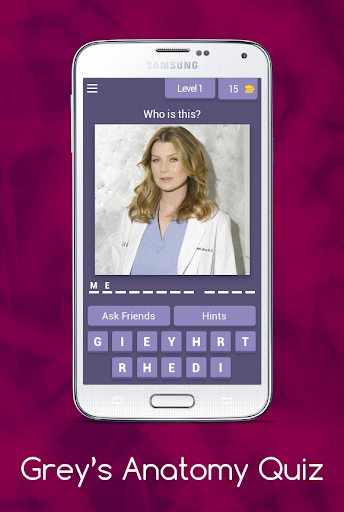 Grey’s Anatomy Quiz - Guess al ဖန်သားပြင်ဓာတ်ပုံ 1